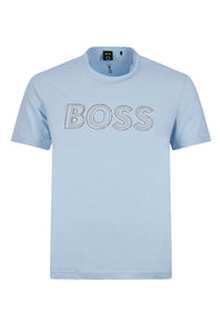 HUGO BOSS T-SHIRT 50472399 tee1 L-BLAUW