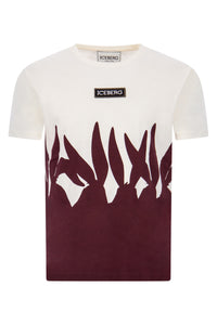 Iceberg T-SHIRT F02B 6301 WIT