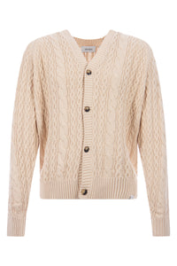 LES DEUX TRUI GAVIN CARDIGAN OFF WHITE