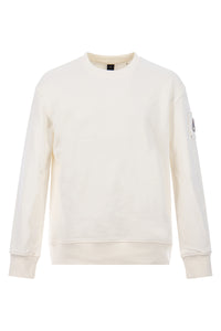 MOOSE KNUCKLES SWEATER HARTSFIELD CREW OFF WHITE