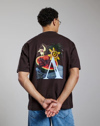 AEDEN T-SHIRT MALONE TEE BRUIN