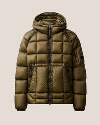 CP COMPANY JAS OUTERWEAR MEDIUM JACKET IN DD-SHELL GROEN