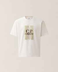 CP COMPANY T-SHIRT 21CMTS158A OFF WHITE