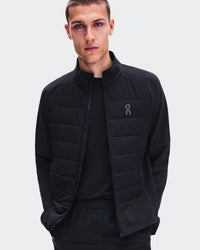 ON RUNNING JAS WEATHER HYBRID JACKET ZWART