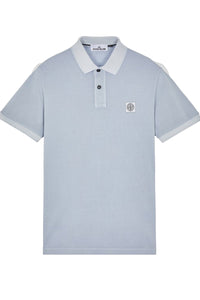 STONE ISLAND POLO 80152SC67 L-BLAUW