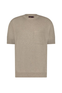 AEDEN T-SHIRT ZANDER L-BRUIN