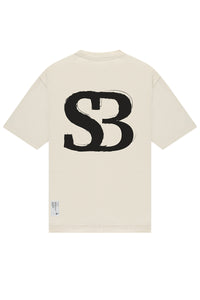Saint Blanc T-SHIRT THE INITIAL TEE OFF WHITE