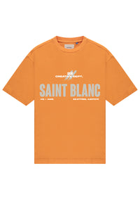 Saint Blanc T-SHIRT TWENTY TWO TEE ORANJE