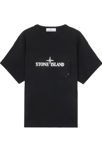 STONE ISLAND T-SHIRT 811521079 ZWART