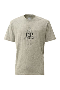 CP COMPANY T-SHIRT BRITISCH SAILOR T-SHIRT GRIJS