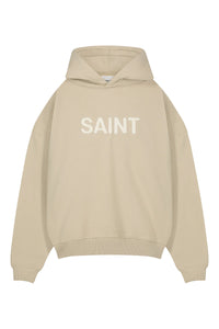 Saint Blanc SWEATER CUT HOODIE L-BRUIN