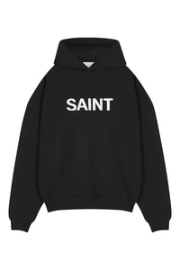 Saint Blanc SWEATER CUT HOODIE ZWART