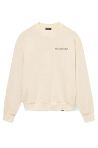 DONT WASTE CULTURE SWEATER MATT BEIGE