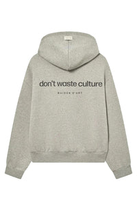 DONT WASTE CULTURE SWEATER RAY L-GRIJS