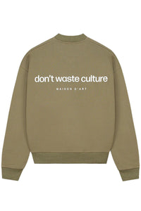 DONT WASTE CULTURE SWEATER MATT L-BRUIN