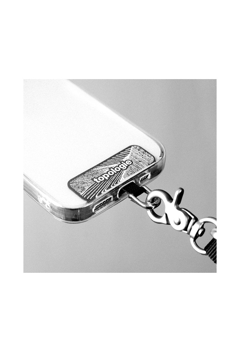 Topologie D-Ring Phone Strap Adapter Grijs | Tip de Bruin