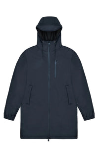 RAINS JAS LONG STORM BREAKER D-BLAUW
