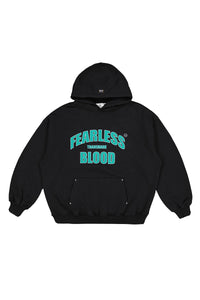 Fearless Blood SWEATER FB-HOODY 02 ZWART