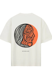 DONT WASTE CULTURE T-SHIRT SIOUX BACKPRINT T-SHIRT WIT