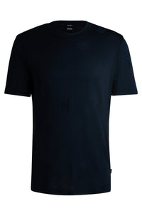HUGO BOSS T-SHIRT C-THOMPSON 224 D-BLAUW