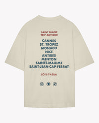 Saint Blanc T-SHIRT TRIP ADVISOR OFF WHITE