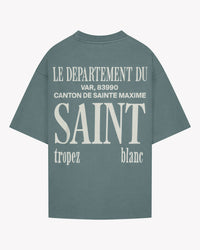 Saint Blanc T-SHIRT CANTON 83 GRIJS