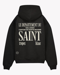 Saint Blanc SWEATER CANTON 83 HOODIE ZWART
