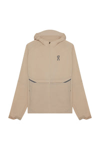 ON RUNNING JOGGING TOP CORE JACKET BEIGE