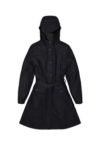 RAINS JAS CURVE W JACKET ZWART