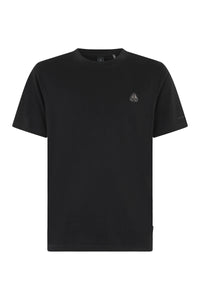 MOOSE KNUCKLES T-SHIRT M15MT777 CRESENT TEE ZWART