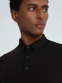 DADADO POLO BARI POLO SHORT SLEEVE ZWART