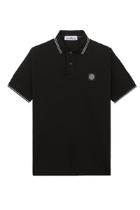 STONE ISLAND POLO 22002SC S0018 ZWART