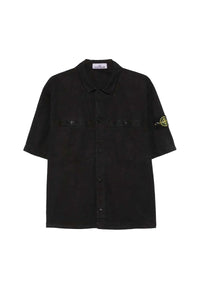 STONE ISLAND SHIRT 1200029 S00WN ZWART