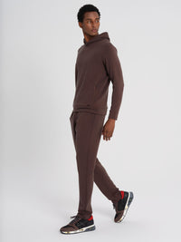 DADADO JOGGING TOP BAMBU HOODIE BRUIN