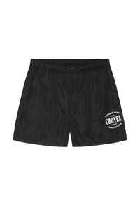 CROYEZ SHORT STAMP SHORTS ZWART