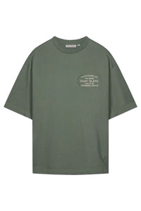 Saint Blanc T-SHIRT INNER CIRCLE  T-SHIRT GROEN
