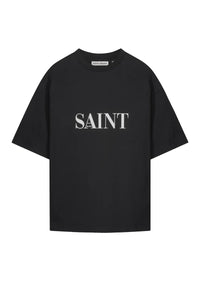 Saint Blanc T-SHIRT SPOOF T-SHIRT ZWART
