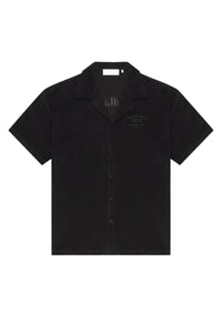 CROYEZ SHIRT TOWELLING SHIRT ZWART