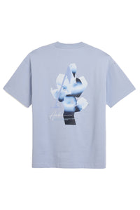 AEDEN T-SHIRT SCOROSE TEE L-BLAUW