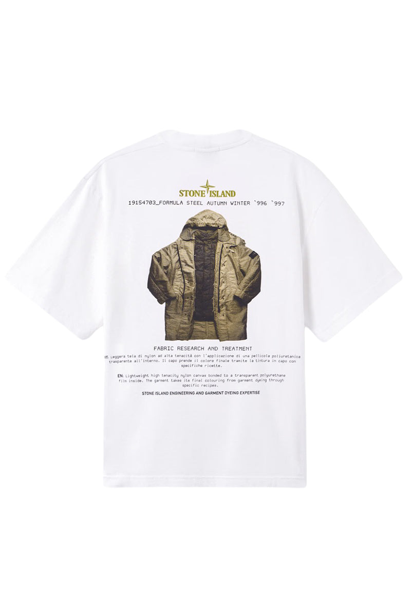 Stone Island Wit T-shirt K2S15 | Tip de Bruin
