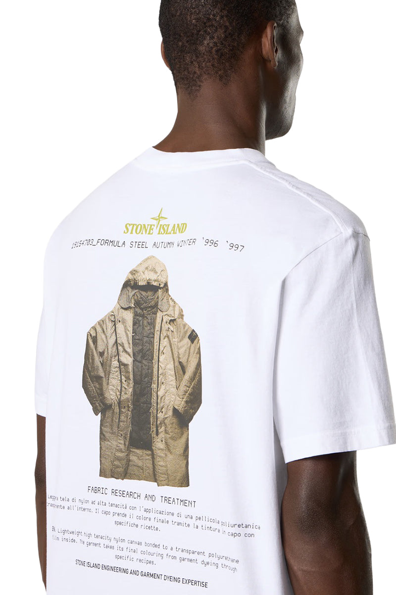 Stone Island Wit T-shirt K2S15 | Tip de Bruin