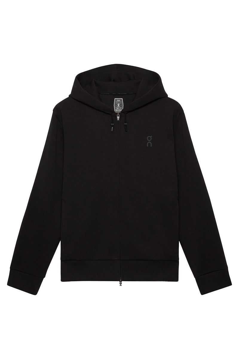 ON RUNNING JOGGING TOP FOCUS TECH ZIP HOODIE ZWART – Tip de Bruin