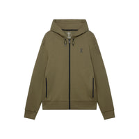 ON RUNNING JOGGING TOP FOCUS TECH ZIP HOODIE D-GROEN