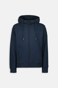 AIRFORCE JOGGING TOP BASIC HOODED ZIP VEST D-BLAUW