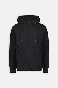 AIRFORCE JOGGING TOP BASIC HOODED ZIP VEST ZWART