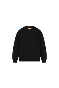 CROYEZ SWEATER GALLERY KNIT SWEATER ZWART