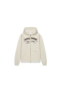 CROYEZ SWEATER ARTIST CLUB ZIP-HOODIE OFF WHITE