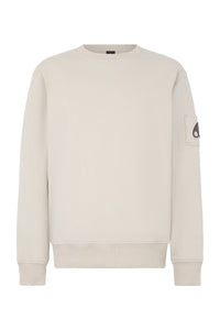 MOOSE KNUCKLES SWEATER HARTSFIELD CREW OFF WHITE