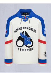 MOOSE KNUCKLES POLO NHL X MOOSE JERSEY RANGERS WIT