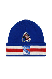 MOOSE KNUCKLES MUTS NHL X MOOSE BEANIE RANGERS L-BLAUW